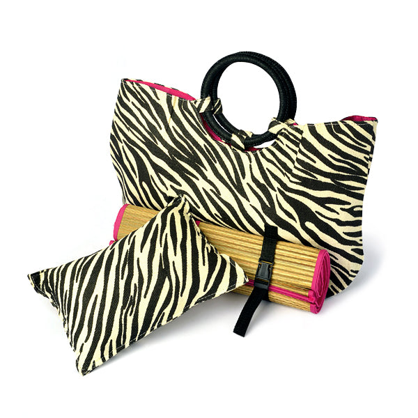 Bolso playa papel - set