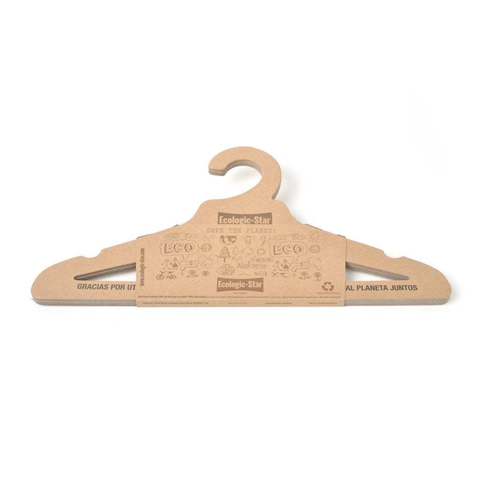 Colgador papel reciclado