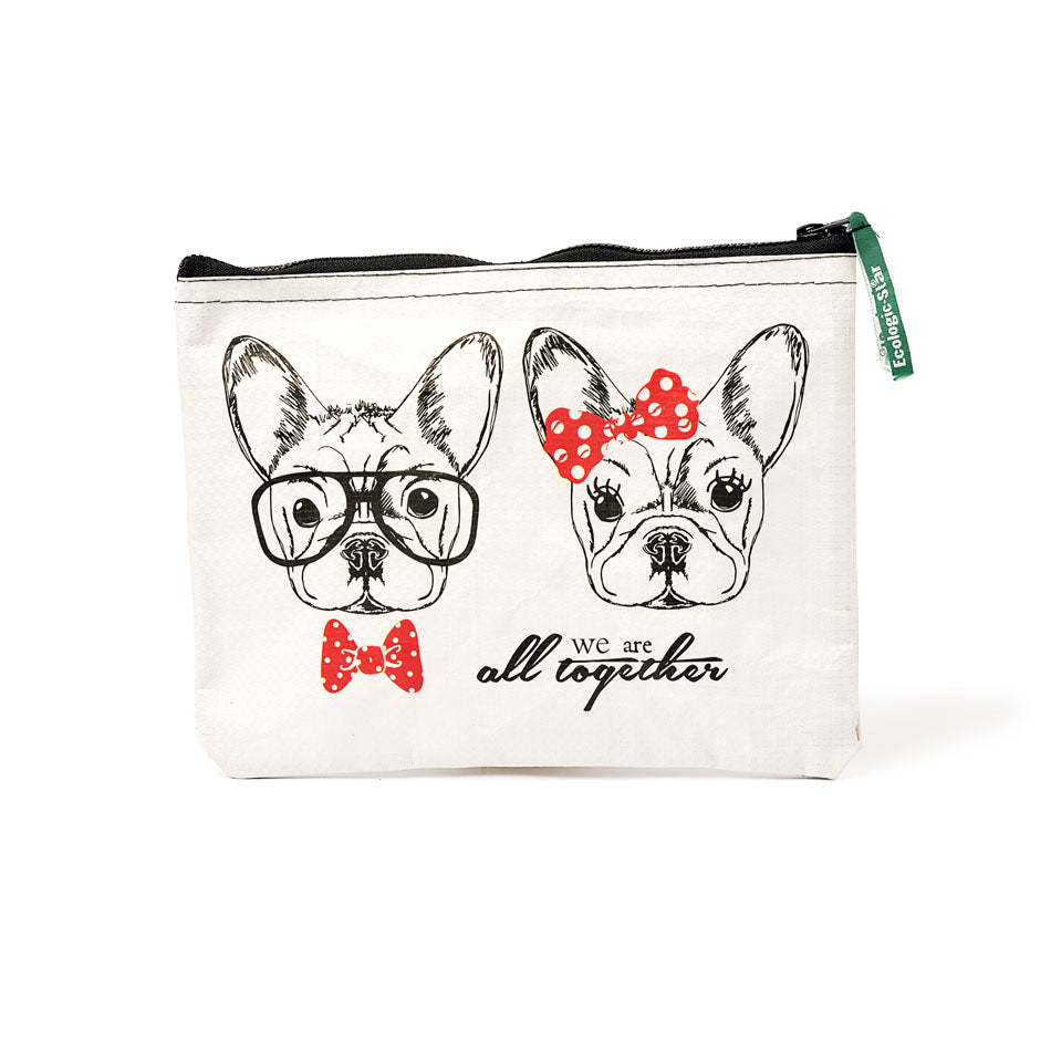 Zipper pouches frenchie